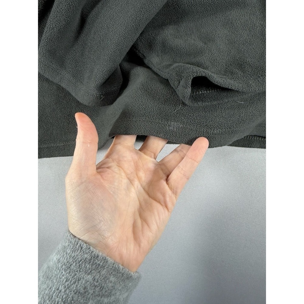 The North Face Jacket Men's Gray Fleece 1/4 Quarter Zip Pullover Sweatshirt Hiki - Picture 10 of 13